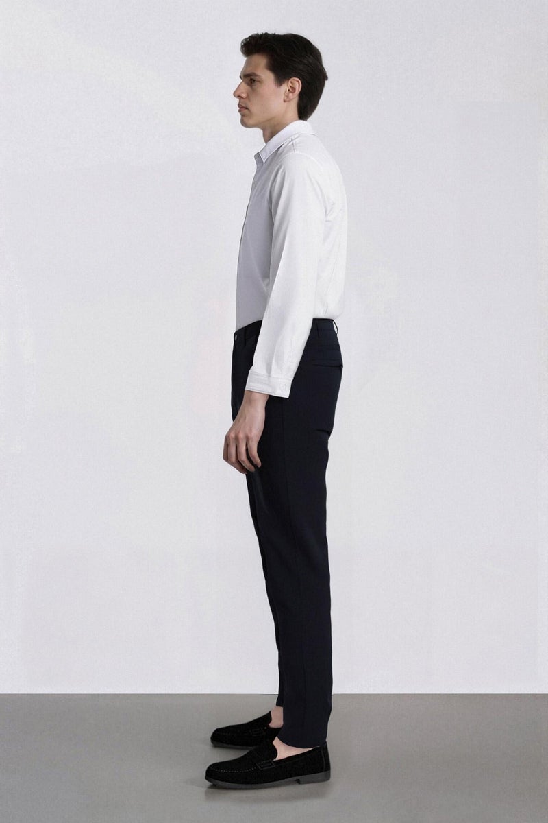 DeFacto Blue Man DeFactoFit Slim Fit Standard Leg Flexible Multifunctional Sports Trousers Casual - Image 4